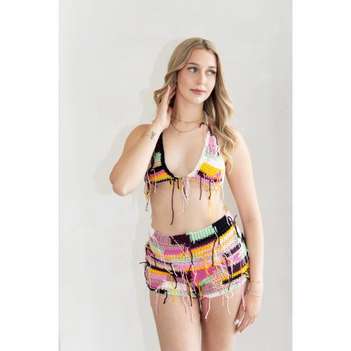 Neon Patch Shorts